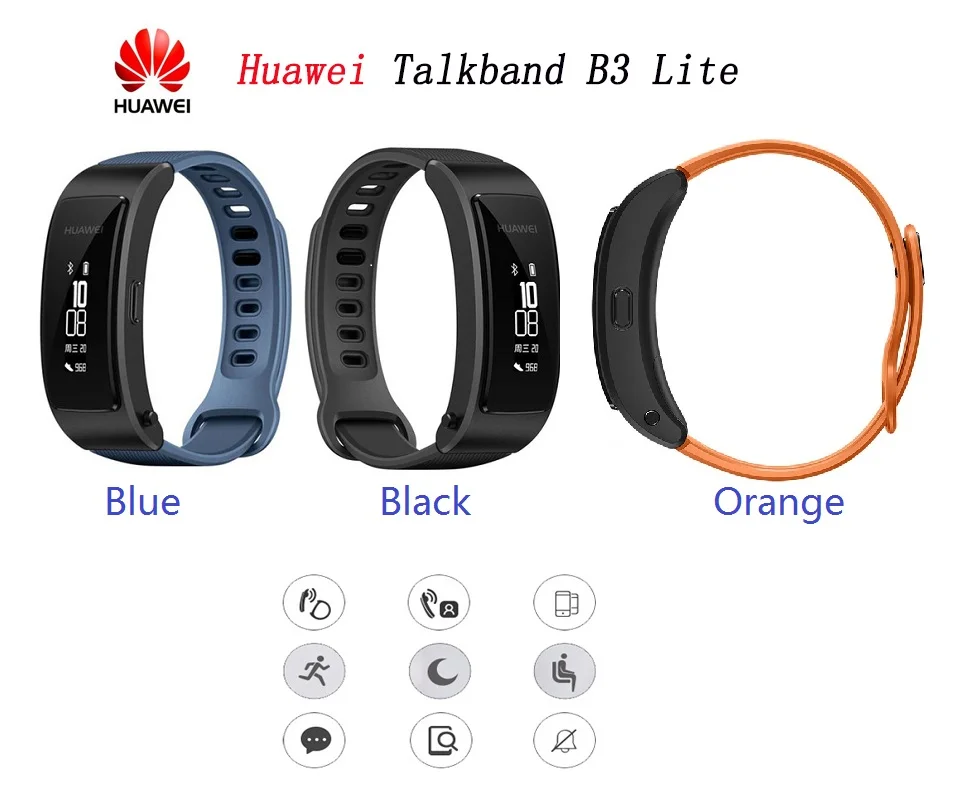 Original Huawei Talkband B3 Lite Smart Band Wristband Bluetooth Headset Answer/End Call Run Walk Sleep Auto Track Alarm Message
Original Huawei Talkband B3 Lite Smart Band Wristband Bluetooth Headset Answer/End Call Run Walk Sleep Auto Track Alarm Message