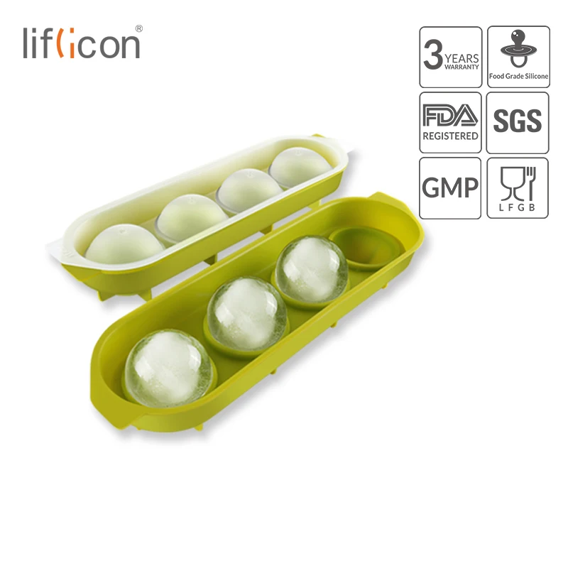 Liflicon Silicone Round Ice Tray Ice Ball Maker Mold Ice Cube Trays Helistar Silicon Sphere and Large Ice Molds for Whiskey
Liflicon Silicone Round Ice Tray Ice Ball Maker Mold Ice Cube Trays Helistar Silicon Sphere and Large Ice Molds for Whiskey