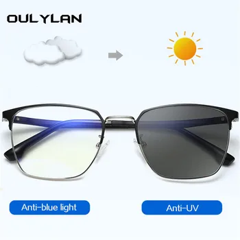 Oulylan Anti Blue Light Blocking Glasses Men Alloy Photochromic Lenses Eyeglasses Frame Male Classic Computer Eyewear
Oulylan Anti Blue Light Blocking Glasses Men Alloy Photochromic Lenses Eyeglasses Frame Male Classic Computer Eyewear