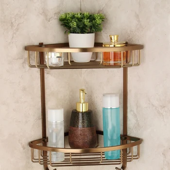 Wall Mounted Antique Finish Aluminum Bathroom Shower Shampoo Shelf Basket Holder Fashion Double Layer
Wall Mounted Antique Finish Aluminum Bathroom Shower Shampoo Shelf Basket Holder Fashion Double Layer
