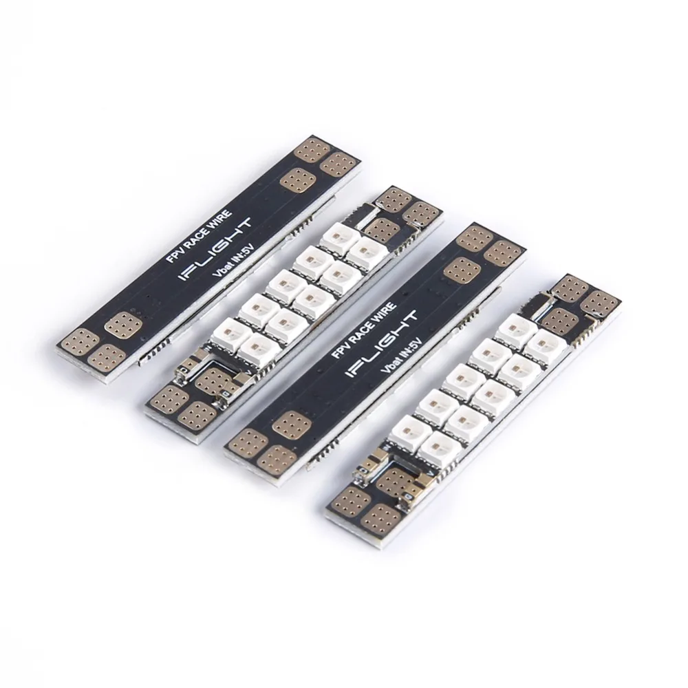 4pcs/set iFlight Power Distribution Board 40A PDB with 10pcs 3535 RGB multi-colors led strips/Race Wire for FPV RC Frame Drone
4pcs/set iFlight Power Distribution Board 40A PDB with 10pcs 3535 RGB multi-colors led strips/Race Wire for FPV RC Frame Drone