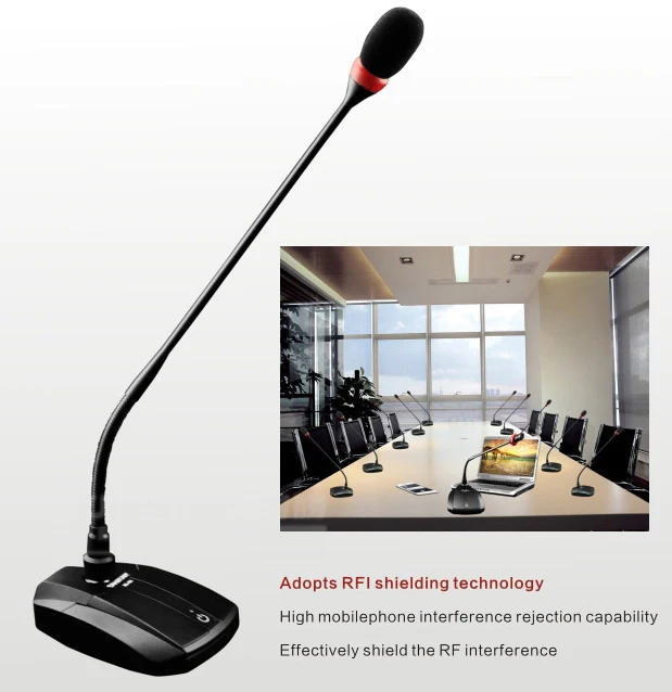 New Table Conference Microphone MS400-1 For Conference broadcasting On/off LED indicator Gooseneck microphone 7.5m XLR Cable
New Table Conference Microphone MS400-1 For Conference broadcasting On/off LED indicator Gooseneck microphone 7.5m XLR Cable