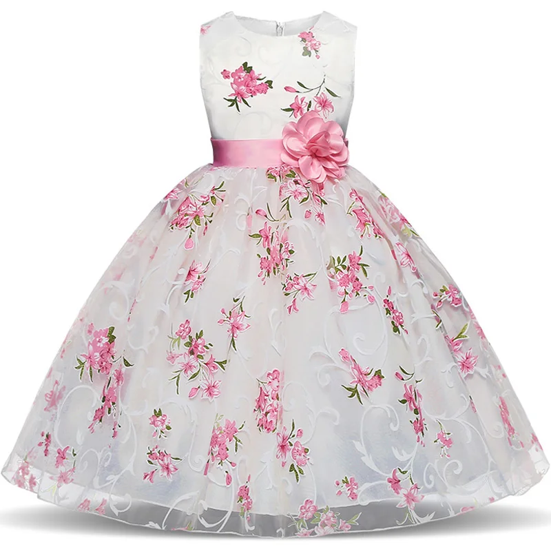 Summer Flower Girl Dresses 2018 New Floral Children Ball Gown Wedding Party Clothing Kids Dress for School Girl Kid robe fille
Summer Flower Girl Dresses 2018 New Floral Children Ball Gown Wedding Party Clothing Kids Dress for School Girl Kid robe fille