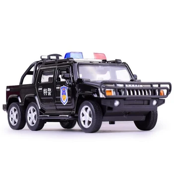 1:32 Hummer Alloy Toy Car Police Toy Off-road Model Diecast Car Pull Back Sound Light Doors Open Model Toys Car For Kids Gifts
1:32 Hummer Alloy Toy Car Police Toy Off-road Model Diecast Car Pull Back Sound Light Doors Open Model Toys Car For Kids Gifts