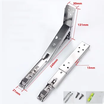 2PCS Wholesale Cheap 10 Inch Length High Quality Stainless Steel Folding Heavy Duty Table Hanging Shelf Bracket
2PCS Wholesale Cheap 10 Inch Length High Quality Stainless Steel Folding Heavy Duty Table Hanging Shelf Bracket