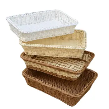 Fruit Bread Storage Basket Home Supermarket Fruit Basket Waterproof Handmade Rattan Woven Basket Storage Organization
Fruit Bread Storage Basket Home Supermarket Fruit Basket Waterproof Handmade Rattan Woven Basket Storage Organization
