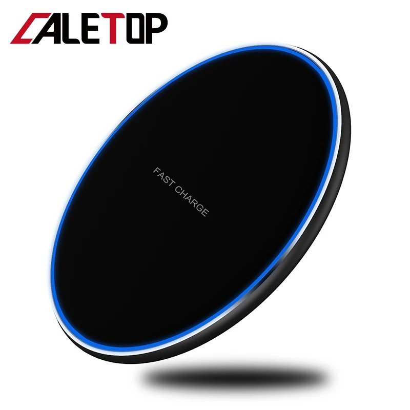 CALETOP QI Wireless Charger Pad for iphoneX/XS/XS Max/8 5W/7W/10W Fast Wiress chargers for Samsung S10/S9/S8+ for Xiaomi Huawei
CALETOP QI Wireless Charger Pad for iphoneX/XS/XS Max/8 5W/7W/10W Fast Wiress chargers for Samsung S10/S9/S8+ for Xiaomi Huawei