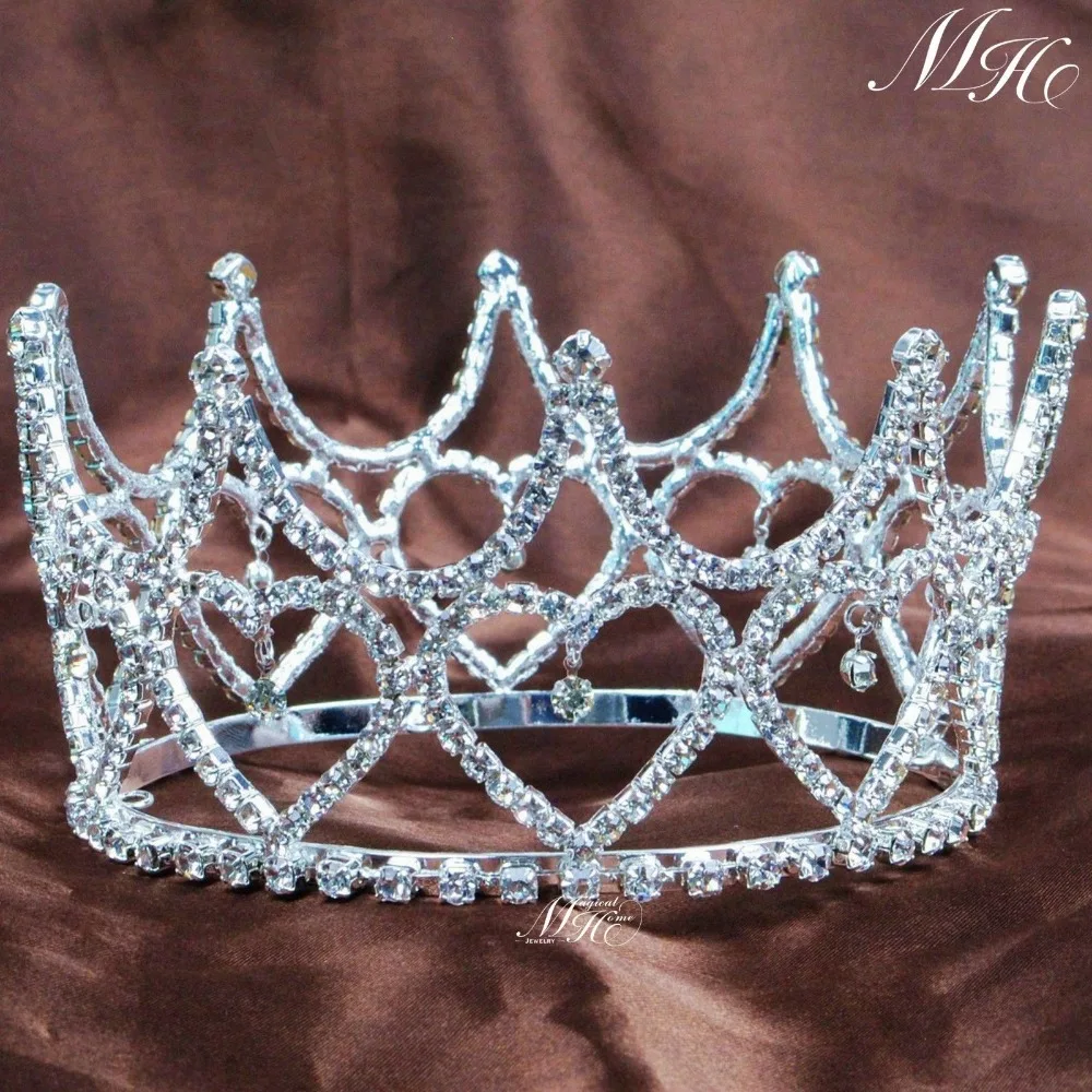 Heart Small Crowns Round Tiaras Clear Rhinestones Crystal Wedding Bridal Diadem Pageant Prom Party Costumes Hair Accessories
Heart Small Crowns Round Tiaras Clear Rhinestones Crystal Wedding Bridal Diadem Pageant Prom Party Costumes Hair Accessories