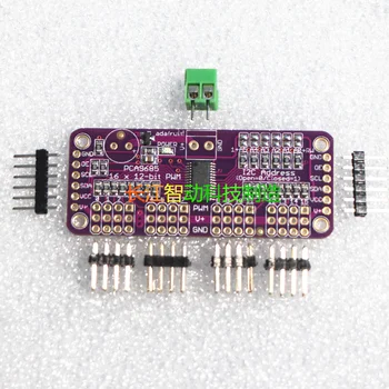 New 16 Channel 12-bit PWM/Servo Driver-I2C interface PCA9685 or Raspberry pi shield module servo shield
New 16 Channel 12-bit PWM/Servo Driver-I2C interface PCA9685 or Raspberry pi shield module servo shield