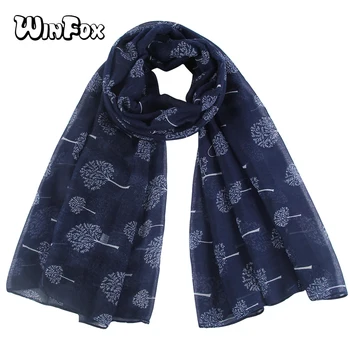 Winfox Fashion Polyester Navy Pink Scarves Women Spring Summer Tree Print Female Shawl Scarf Elegant Ladies Scarve Stole
Winfox Fashion Polyester Navy Pink Scarves Women Spring Summer Tree Print Female Shawl Scarf Elegant Ladies Scarve Stole