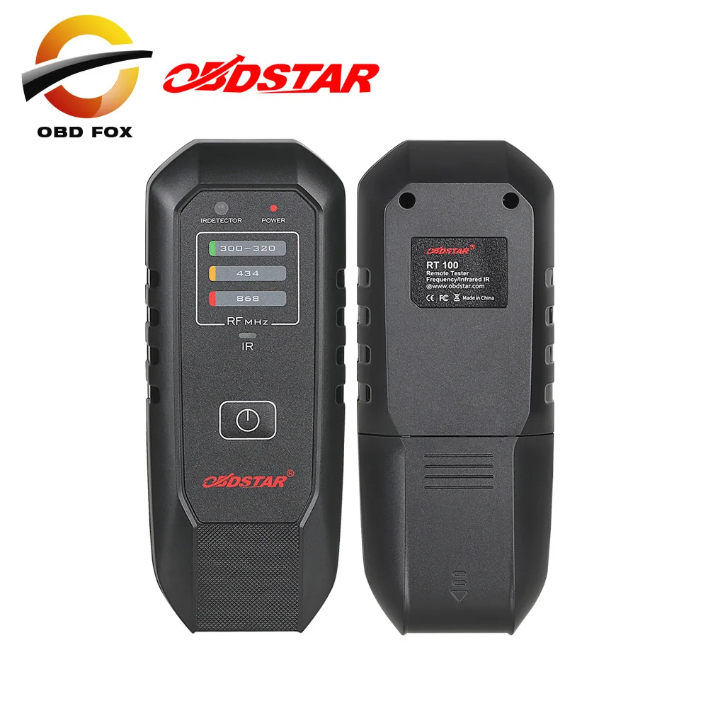 2019 Newest OBDSTAR RT100 RT 100 Remote Tester Frequency Infrared (IR) can detect frequency of car remote control
2019 Newest OBDSTAR RT100 RT 100 Remote Tester Frequency Infrared (IR) can detect frequency of car remote control