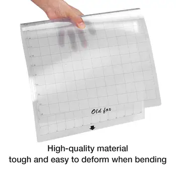 3PCS Replacement Cutting Mat Transparent Adhesive Mat Pad With Measuring Grid 12 By 12-Inch For Silhouette Plotter Machine
3PCS Replacement Cutting Mat Transparent Adhesive Mat Pad With Measuring Grid 12 By 12-Inch For Silhouette Plotter Machine