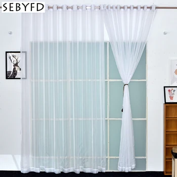 Modern Solid White Voile Window Curtains for Living Room Bedroom Balcony Kitchen Sheer Tulle Drapes Home Window Treatments
Modern Solid White Voile Window Curtains for Living Room Bedroom Balcony Kitchen Sheer Tulle Drapes Home Window Treatments