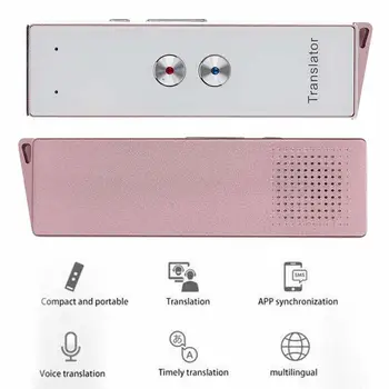 Portable X9 Translator Intelligent Multi-Language Voice Bluetooth 4.2 Travel Assistant Interpreter for Learning Travel Meeting
Portable X9 Translator Intelligent Multi-Language Voice Bluetooth 4.2 Travel Assistant Interpreter for Learning Travel Meeting