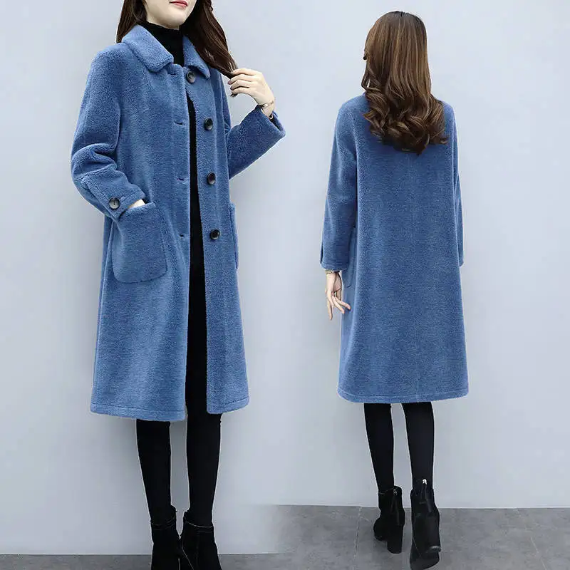 2019 Winter Women Real Fur Jacket Female Sheep Shearing Fur Coat Ladies Lambswool Long Streetwear Wool Particles Outerwear A16
2019 Winter Women Real Fur Jacket Female Sheep Shearing Fur Coat Ladies Lambswool Long Streetwear Wool Particles Outerwear A16