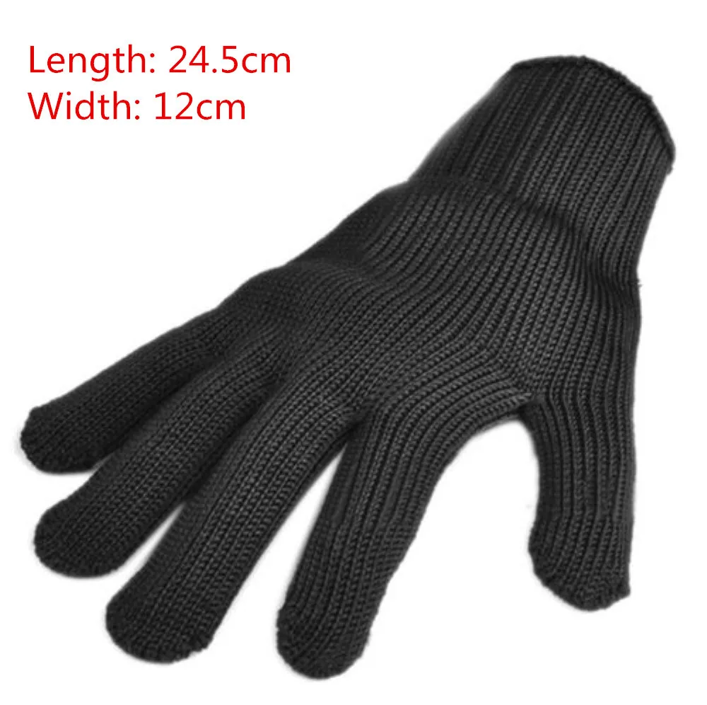1/Pair Black Working Safety Gloves Cut-Resistant Protective Stainless Steel Wire Butcher Anti-Cutting Gloves 
1/Pair Black Working Safety Gloves Cut-Resistant Protective Stainless Steel Wire Butcher Anti-Cutting Gloves