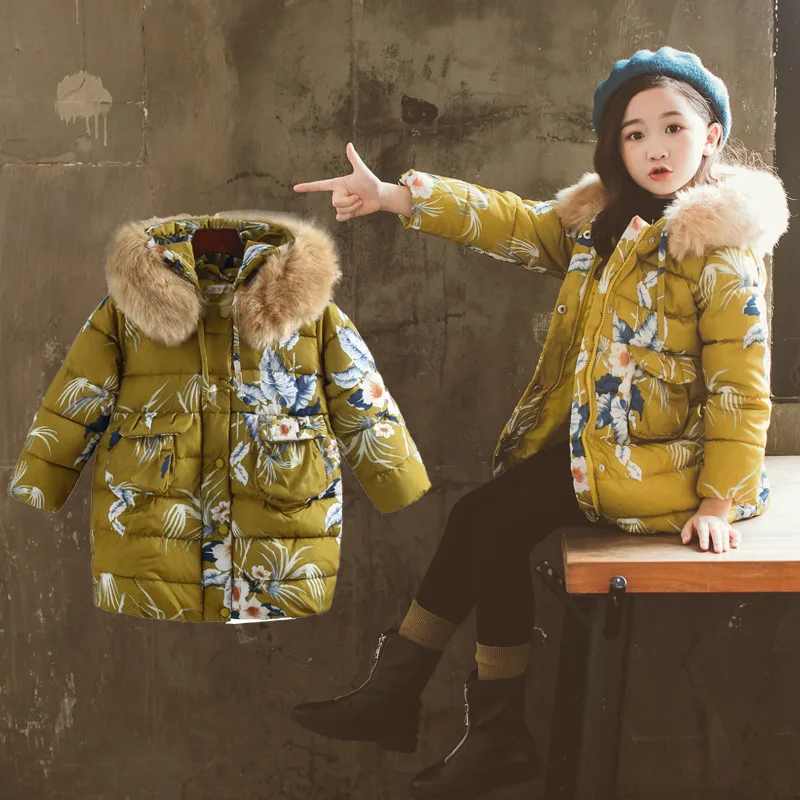 child cotton jackets new Korean children's clothing 2018 girls winter coat thickening warm Parkas girls Florals Outerwear & Coat 
child cotton jackets new Korean children's clothing 2018 girls winter coat thickening warm Parkas girls Florals Outerwear & Coat