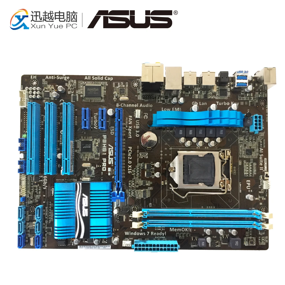 Asus P8H61 PRO Desktop Motherboard H61 Socket LGA 1155 For Core i3 i5 i7 DDR3 16G SATA3 USB3.0 ATX Original Used Mainboard
Asus P8H61 PRO Desktop Motherboard H61 Socket LGA 1155 For Core i3 i5 i7 DDR3 16G SATA3 USB3.0 ATX Original Used Mainboard