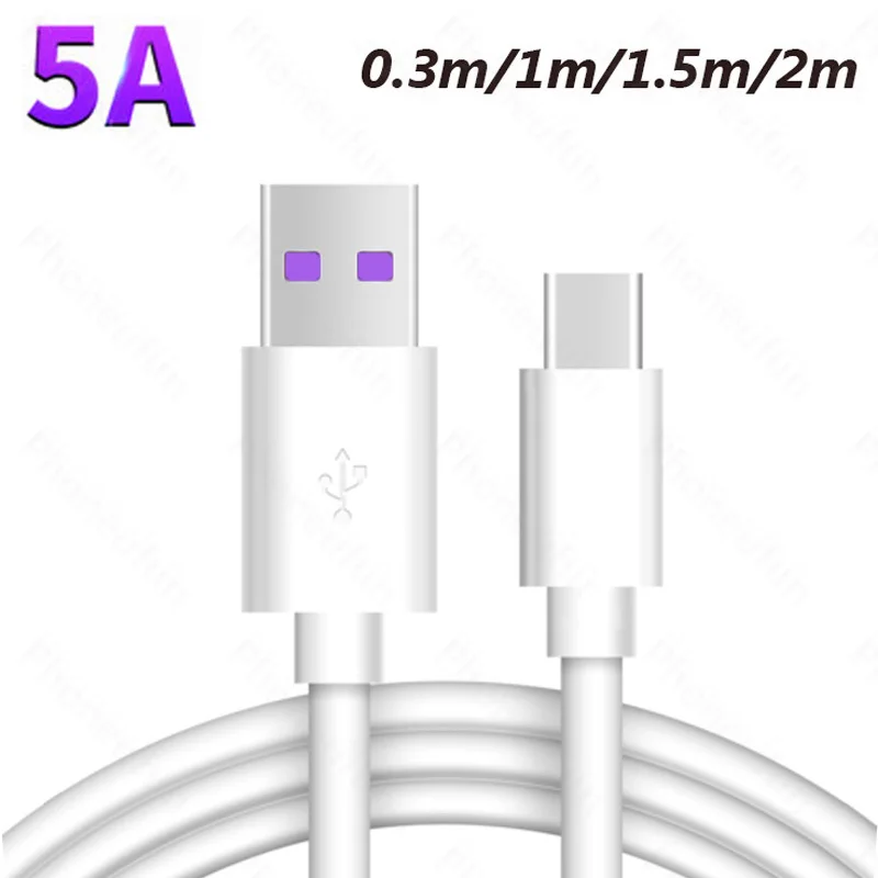 0.3m/1m/1.5m/150cm/2m 5A Type C Supercharge Cable for Huawei P30 P20 Pro P10 Mate 20 10 9 Fast Charging USB-C Cabel Short Long
0.3m/1m/1.5m/150cm/2m 5A Type C Supercharge Cable for Huawei P30 P20 Pro P10 Mate 20 10 9 Fast Charging USB-C Cabel Short Long