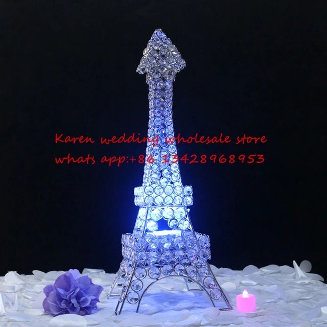 the silver color Eiffel Tower metal/crystal candle holder candle stand wedding centerpiece event road lead flower stand
the silver color Eiffel Tower metal/crystal candle holder candle stand wedding centerpiece event road lead flower stand