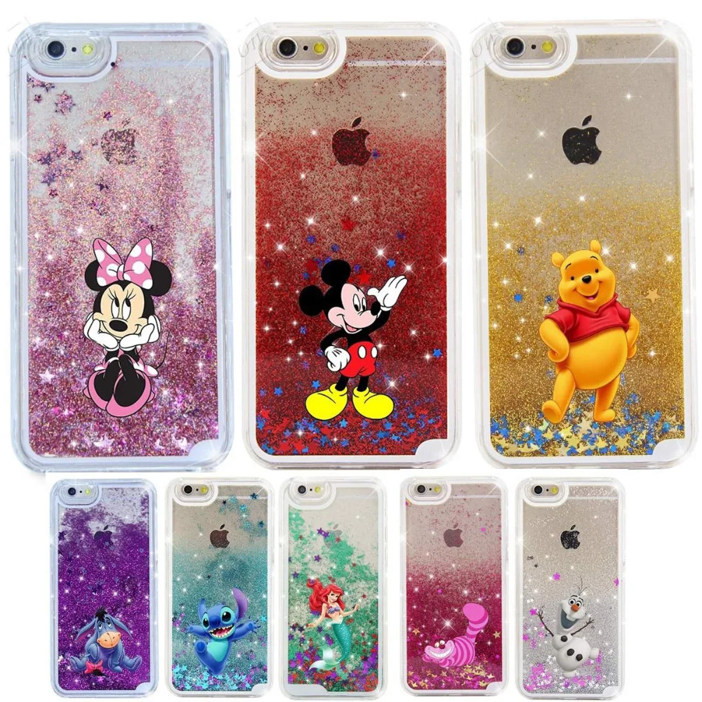Cartoon Mickey Minnie Pooh Stitch Case for iPhone 6 6s 7 8 Plus X 5S SE XS Max Xr Glitter Dynamic Liquid Quicksand Phone Cases
Cartoon Mickey Minnie Pooh Stitch Case for iPhone 6 6s 7 8 Plus X 5S SE XS Max Xr Glitter Dynamic Liquid Quicksand Phone Cases