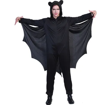 Halloween Purim Carnival costumes cosplay bat vampire ghost hooded jumpsuit cloak clothing dress adult men/women Tight bodysuit
Halloween Purim Carnival costumes cosplay bat vampire ghost hooded jumpsuit cloak clothing dress adult men/women Tight bodysuit