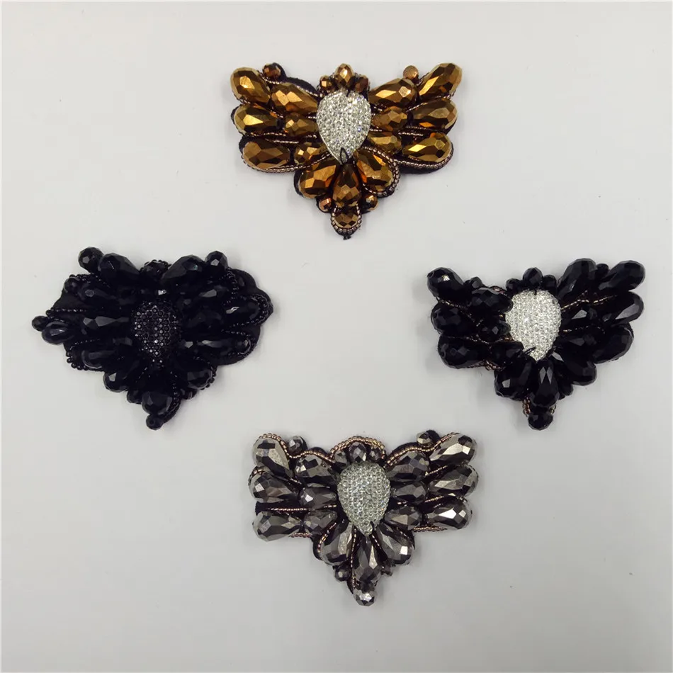 7*6cm 3D Handmade Rhineston beaded Patches wing Sew on sequined patch for clothing beading Applique cool patch
7*6cm 3D Handmade Rhineston beaded Patches wing Sew on sequined patch for clothing beading Applique cool patch