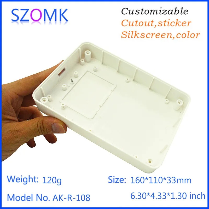 szomk IC card reader plastic enclosure for electronics project plastic sensor junction box distribution box instrument case plastic housing for pcb (7)