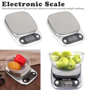 5000g/1g 5kg Portable Digital Scale kitchen scales balance Measuring weighing scale LED electronic scales
5000g/1g 5kg Portable Digital Scale kitchen scales balance Measuring weighing scale LED electronic scales