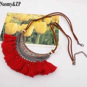 Naomy&ZP Tassel Necklace For Women Big Ethnic Necklace Bohemia Long Choker Statement Necklace Boho Vintage Punk Fashion Jewelry
Naomy&ZP Tassel Necklace For Women Big Ethnic Necklace Bohemia Long Choker Statement Necklace Boho Vintage Punk Fashion Jewelry