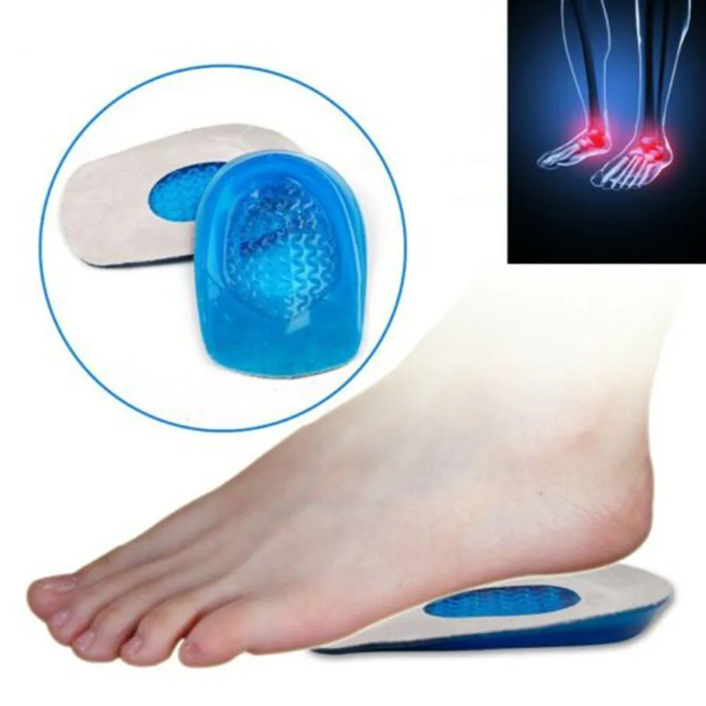 Orthopedic Insoles HAICAR 1Pair Comfort Heel Cup Silicone Gel Insoles Massaging Heel Cushion Half Heel Pain Mat Plantar
Orthopedic Insoles HAICAR 1Pair Comfort Heel Cup Silicone Gel Insoles Massaging Heel Cushion Half Heel Pain Mat Plantar