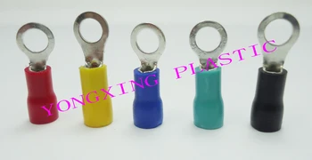 250pcs/lot RV1.25-4 insulated terminal block 22-18AWG 0.5-1.5mm2 cable red yellow blue green black five color mixed
250pcs/lot RV1.25-4 insulated terminal block 22-18AWG 0.5-1.5mm2 cable red yellow blue green black five color mixed