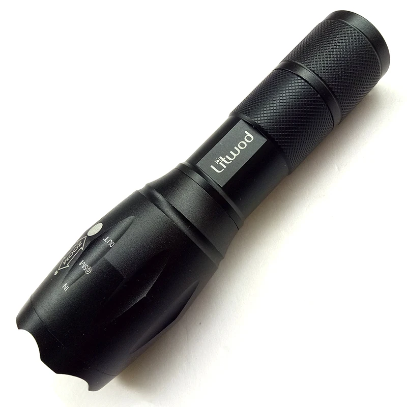 

Litwod Z20 CREE LED Flashlight Torch tactical light XML T6 3800LM Aluminum Waterproof Zoomable for 18650 or AAA Battery