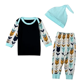 Baby Clothing Girls Boys Long Sleeve Baby T Shirt + Pants + Hat Arrow Outfits Autumn Winter 3pcs Newborn Baby Clothes Set
Baby Clothing Girls Boys Long Sleeve Baby T Shirt + Pants + Hat Arrow Outfits Autumn Winter 3pcs Newborn Baby Clothes Set