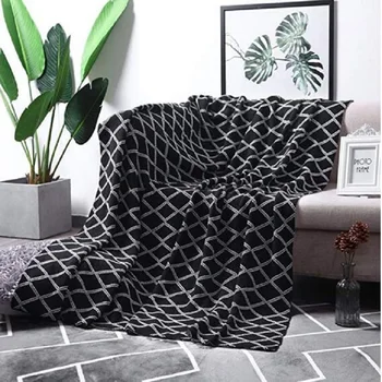 MoMA 100% Cotton Black Cable Knit Throw Blanket for Couch Bed Sofa Chair, Black White Stripe Reversible Decorative Knitted Blank
MoMA 100% Cotton Black Cable Knit Throw Blanket for Couch Bed Sofa Chair, Black White Stripe Reversible Decorative Knitted Blank