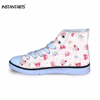 INSTANTARTS Lovely Cartoon Bear Printing Lightweight Sneakers Kids Stylish Lacing Canvas Shoes Children Leisure High Top Flats
INSTANTARTS Lovely Cartoon Bear Printing Lightweight Sneakers Kids Stylish Lacing Canvas Shoes Children Leisure High Top Flats