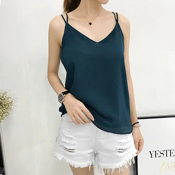 2020 New Fashion Womens Sexy Vest Camisole Sleeveless T-Shirt Chiffon Tank Tops Summer Tee Plus Size White Black Pink Khaki Gray
2020 New Fashion Womens Sexy Vest Camisole Sleeveless T-Shirt Chiffon Tank Tops Summer Tee Plus Size White Black Pink Khaki Gray