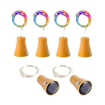 Flexible Copper Wire 6pcs Solar Powered 10 LED Night Fairy Waterproof Colourful Wine Bottle Lights Drop Shipping
Flexible Copper Wire 6pcs Solar Powered 10 LED Night Fairy Waterproof Colourful Wine Bottle Lights Drop Shipping