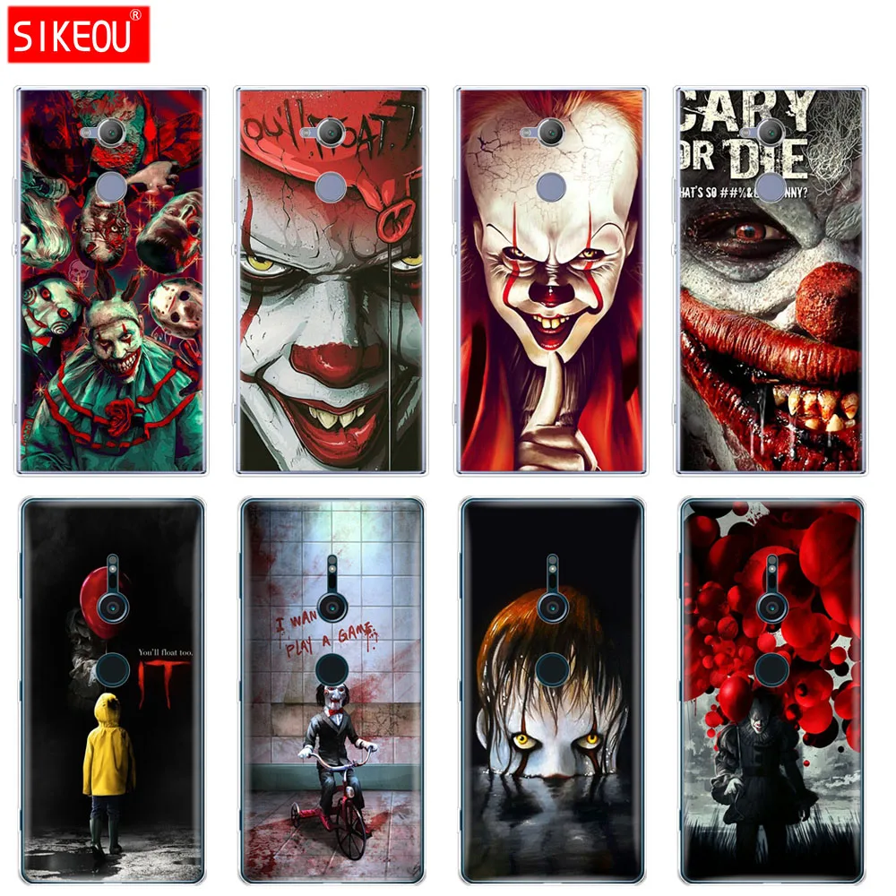 silicone Cover phone Case for sony xperia XA1 XA2 ULTRA PLUS L1 L2 XZ1 XZ2 compact XZ PREMIUM The Clown Horror IT
silicone Cover phone Case for sony xperia XA1 XA2 ULTRA PLUS L1 L2 XZ1 XZ2 compact XZ PREMIUM The Clown Horror IT