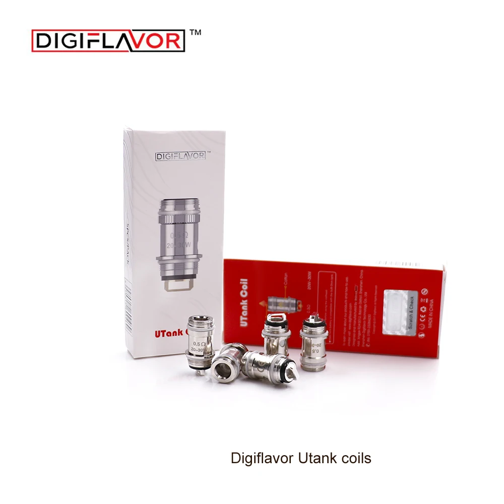 5pcs/pack Original Digiflavor Utank Coil 0.5ohm electronic cigarette mtl coils fit for Utank MTL atomizer digiflavor Ubox kit
5pcs/pack Original Digiflavor Utank Coil 0.5ohm electronic cigarette mtl coils fit for Utank MTL atomizer digiflavor Ubox kit
