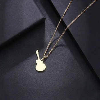 DOTIFI Stainless Steel Necklace For Women Man Lover's Guitar Gold And Silver Color Pendant Necklace Engagement Jewelry
DOTIFI Stainless Steel Necklace For Women Man Lover's Guitar Gold And Silver Color Pendant Necklace Engagement Jewelry