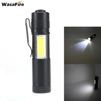 Wasafire 2000LM Lanterna XM-L Q5+COB LED Flashlight Portable Super Bright Torch Use AA/14500 Battery Waterproof Lighting Lantern
Wasafire 2000LM Lanterna XM-L Q5+COB LED Flashlight Portable Super Bright Torch Use AA/14500 Battery Waterproof Lighting Lantern