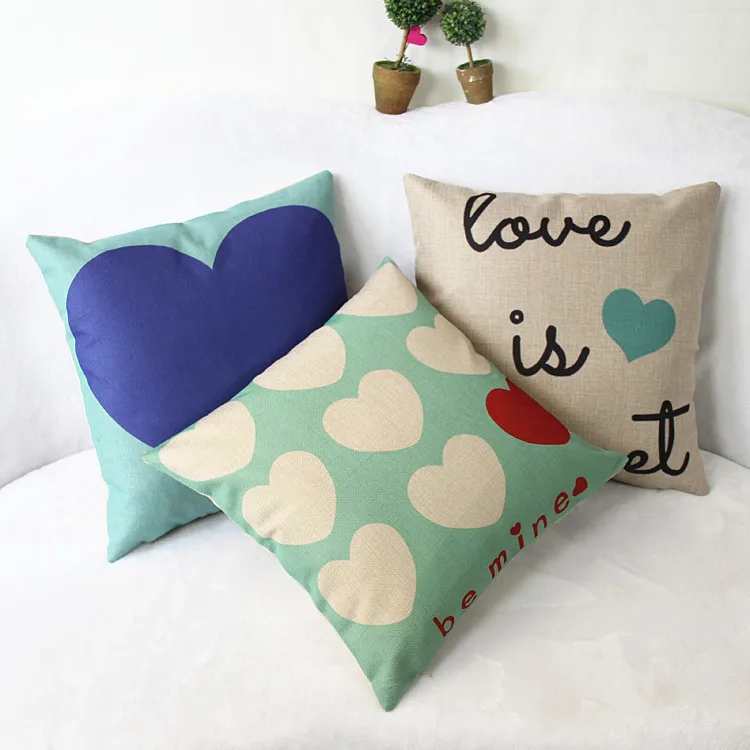High quality love Seat pillow cover Decorative housse de coussin Cozy pillowcases 18x18 inches Wedding Valentine's Gift Covers
High quality love Seat pillow cover Decorative housse de coussin Cozy pillowcases 18x18 inches Wedding Valentine's Gift Covers