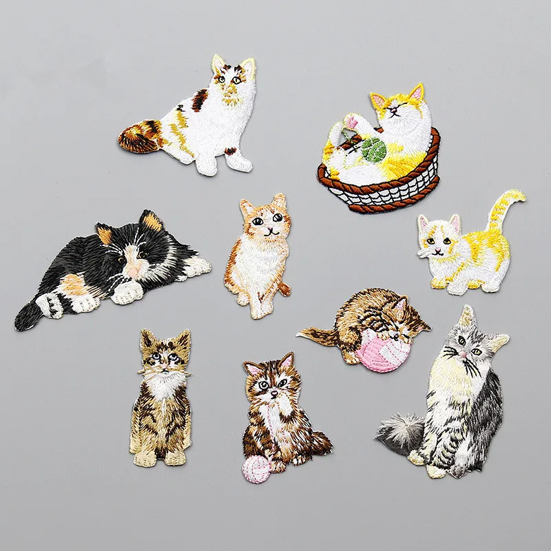 Free Shipping Exclusive Cute Cat Embroidery Clothes Bag DIY Decorative Small Animal Sticks Small Pits Repair Beijiao Ironing
Free Shipping Exclusive Cute Cat Embroidery Clothes Bag DIY Decorative Small Animal Sticks Small Pits Repair Beijiao Ironing