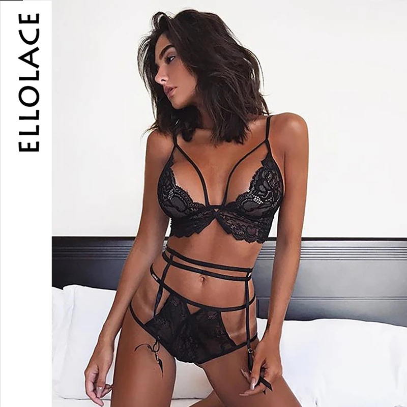 Ellolace Sexy Lace Lingerie Set Bandage Lace Babydoll Open Bra Set Transparent G-String Underwear Bra & Brief Sets RBLS4834Q
Ellolace Sexy Lace Lingerie Set Bandage Lace Babydoll Open Bra Set Transparent G-String Underwear Bra & Brief Sets RBLS4834Q