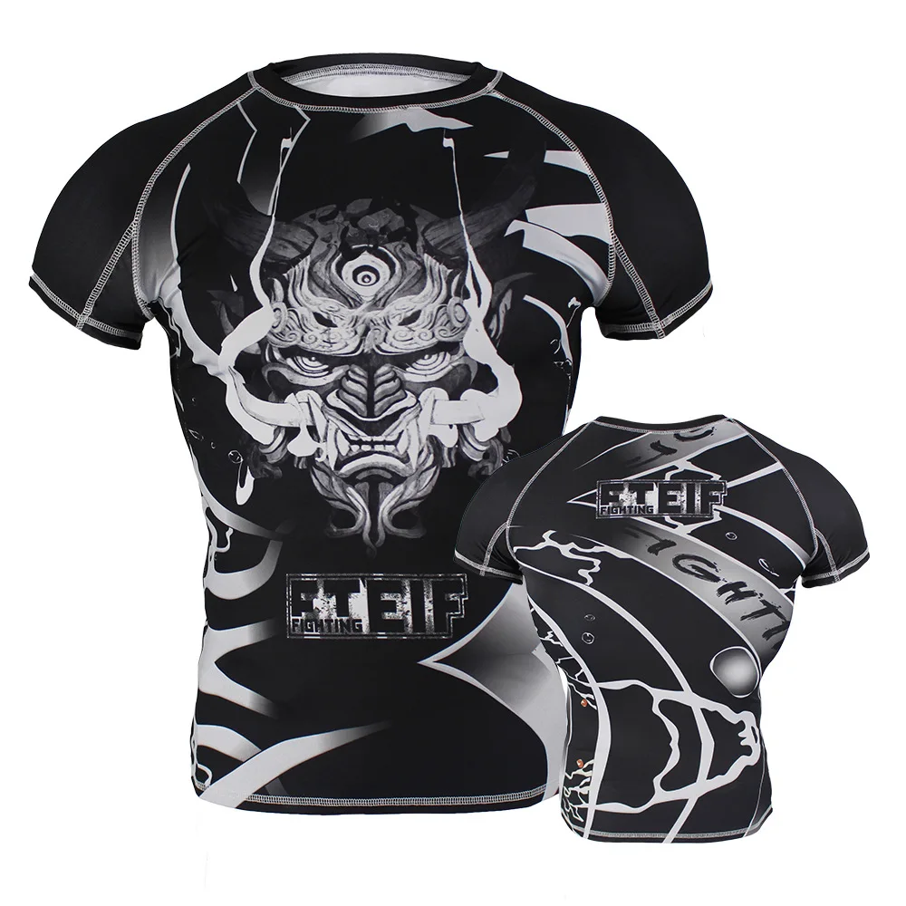 Cool Boxing T-shirt Compression Jersey Leopard MMA Rashguard KickBoxing Tight Short Tee Muay Thai Fightwear Running Gym T-shirt
Cool Boxing T-shirt Compression Jersey Leopard MMA Rashguard KickBoxing Tight Short Tee Muay Thai Fightwear Running Gym T-shirt