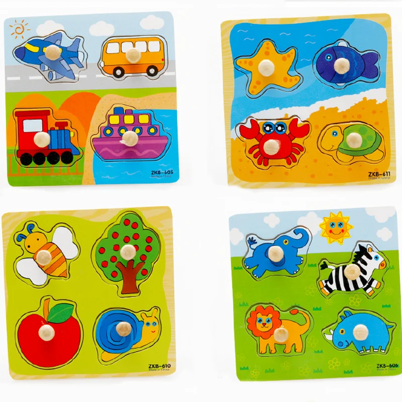 1pc Kids Educational Wooden Puzzles Toys Shape Animal Hand Grasp Learning Jigsaw Training Logical Game Christmas New Year's Gift
1pc Kids Educational Wooden Puzzles Toys Shape Animal Hand Grasp Learning Jigsaw Training Logical Game Christmas New Year's Gift