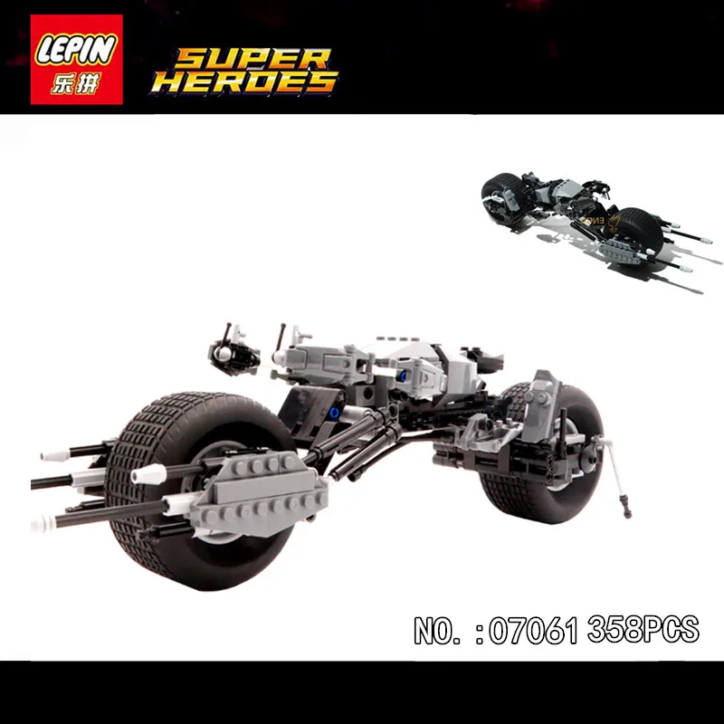 Lepin 07061 358Pcs Super Hero Series The Batman Motorcycle Set 5004590 Educational Building Blocks Kids Bricks Toys Model Gift
Lepin 07061 358Pcs Super Hero Series The Batman Motorcycle Set 5004590 Educational Building Blocks Kids Bricks Toys Model Gift