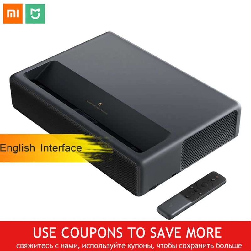 Xiaomi Mijia MJJGTYDS01FM Laser Projector 4K 2GB 16GB English Interface MIUI TV HDR TV Bluetooth WiFi 3D Home Theater System
Xiaomi Mijia MJJGTYDS01FM Laser Projector 4K 2GB 16GB English Interface MIUI TV HDR TV Bluetooth WiFi 3D Home Theater System