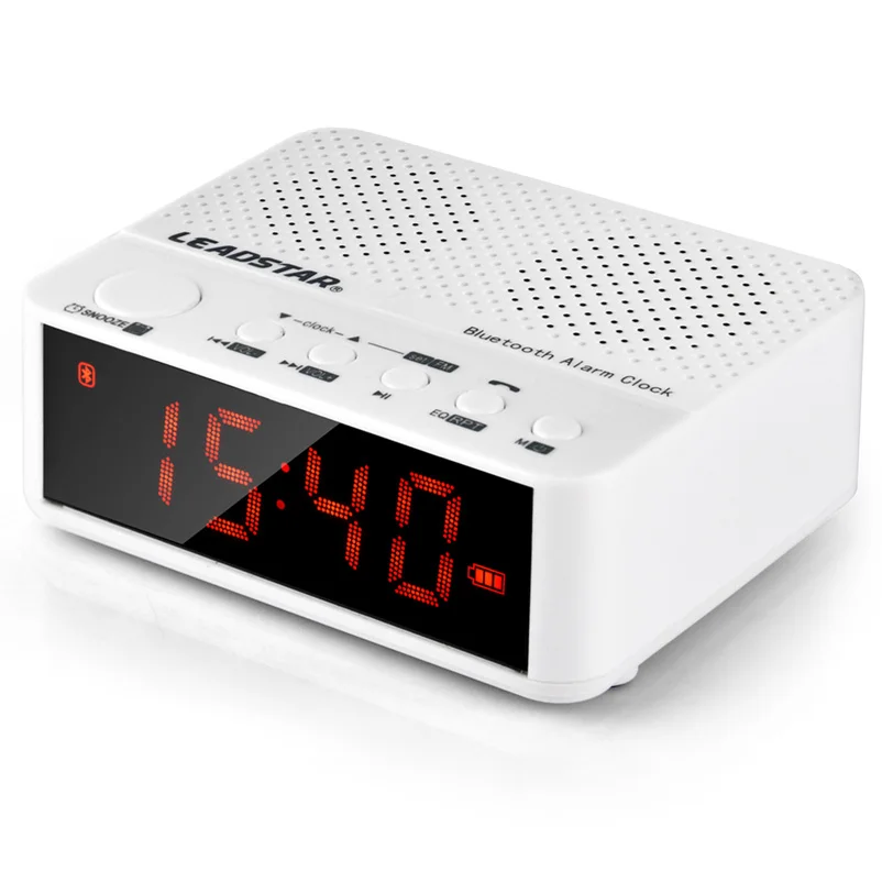 Leadstar Portable Wireless Bluetooth Speaker Alarm Clock FM Radio LED Screen Handsfree Calls Support TF Card
Leadstar Portable Wireless Bluetooth Speaker Alarm Clock FM Radio LED Screen Handsfree Calls Support TF Card
